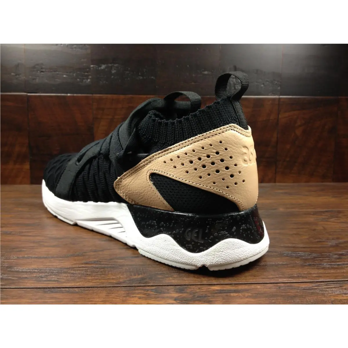 Asics shoes - ASICS GEL-Lyte V - H800N-9090 - Black / White / Vachetta Tan 2