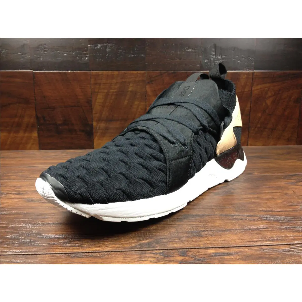 Asics shoes - ASICS GEL-Lyte V - H800N-9090 - Black / White / Vachetta Tan 5