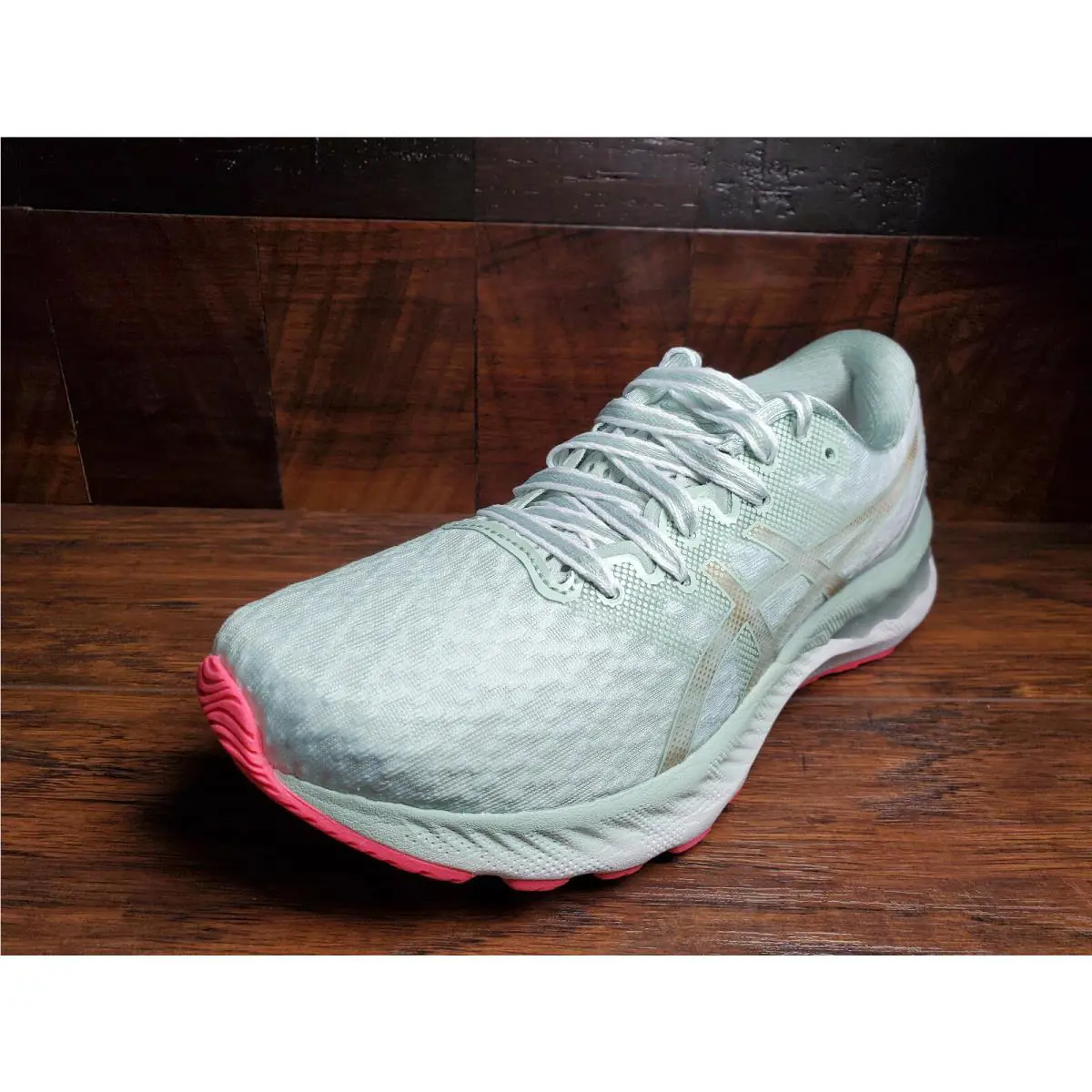 Asics shoes - ASICS GEL-Nimbus 23 - 1012 A999-300 - Lichen Green / Champagne 5