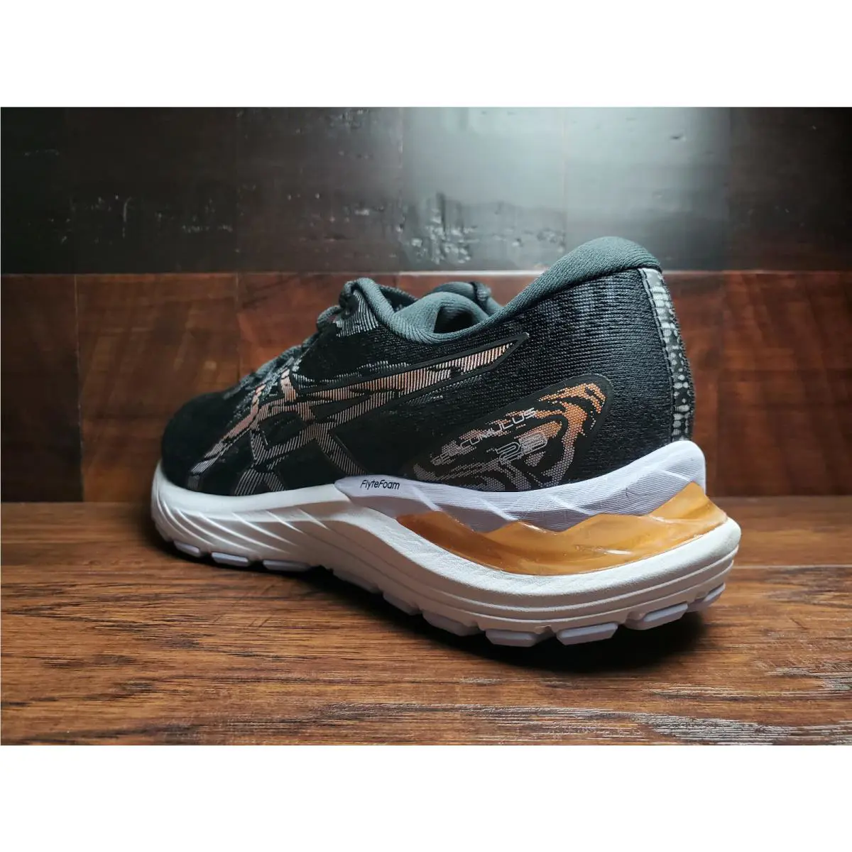 Asics shoes - 1012A888-003 - 1012A888-003 - Black / Sun Punch 2