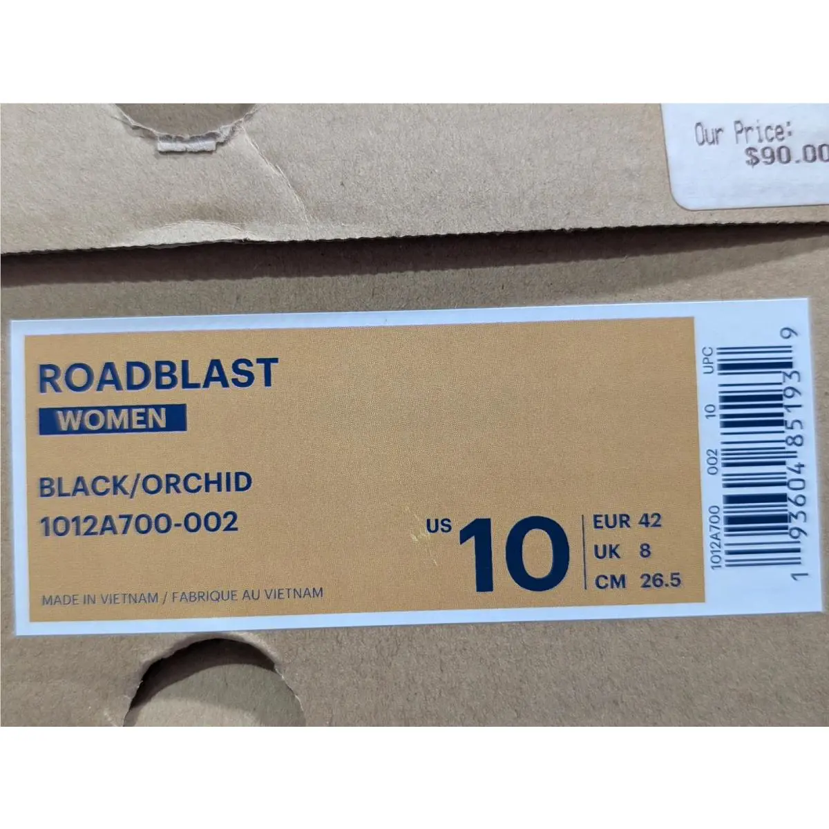 Asics shoes - ASICS Roadblast - Roadblast - 1012A700-002 - Black/Orchid 7
