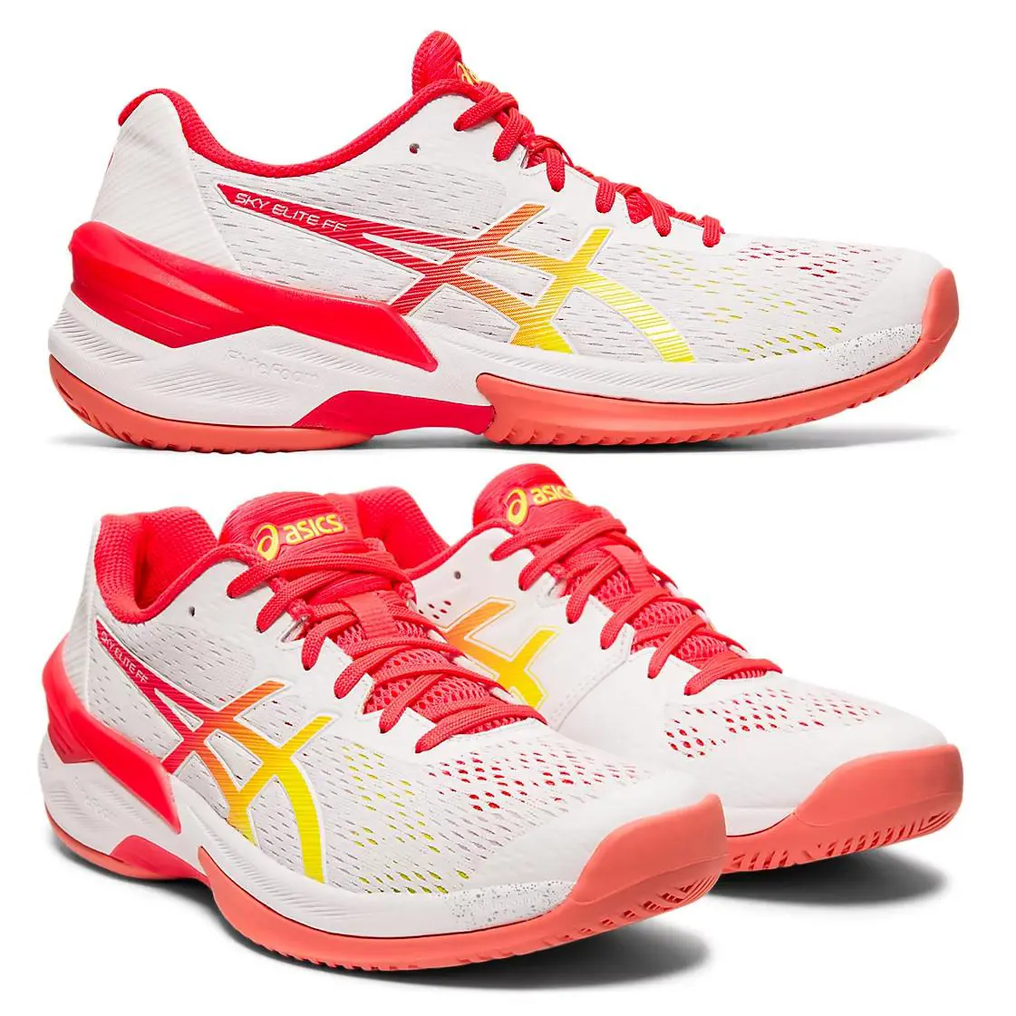 Asics shoes - ASICS SKY ELITE FF - SKY ELITE - 1052A024-100 - White/Laser Pink 11