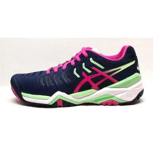 Asics shoes - Indigo Blue/Pink Glow/Paradise Green 0