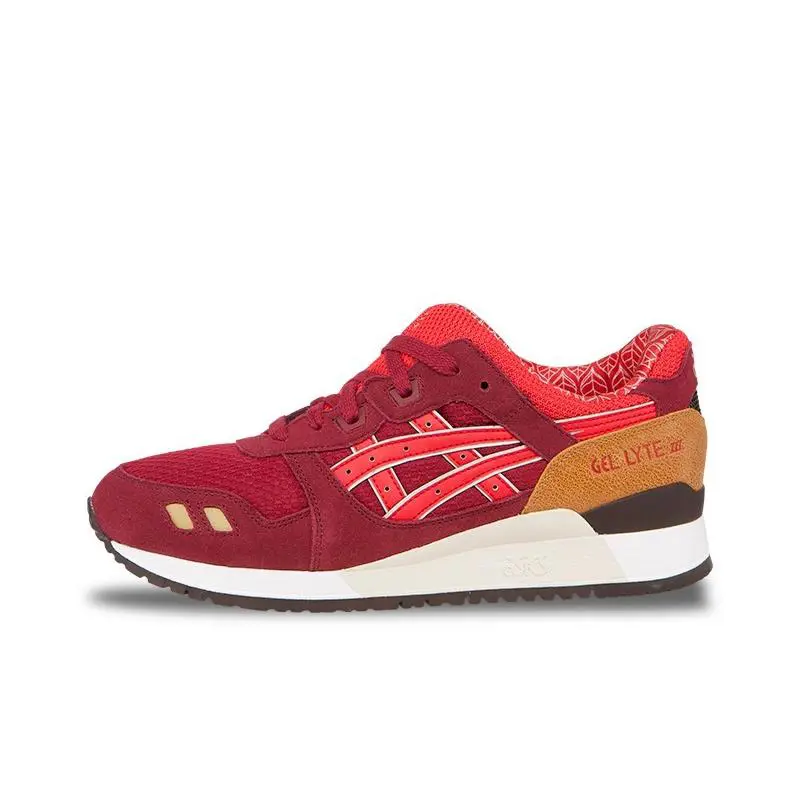 Asics Gel-lyte 3 Iii Burgundy / Fiery Red HN514-2523 Tiger Mens Kids - Burgundy / Fiery Red
