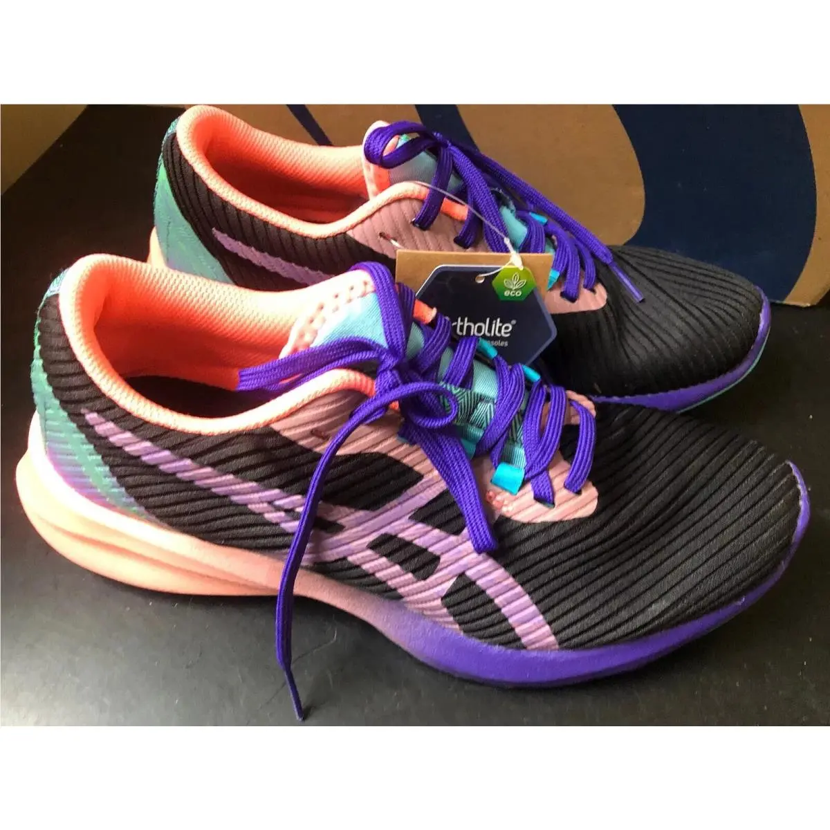 Asics shoes - ASICS Versablast - Versablast - 1012 - Black, Coral Blue 1
