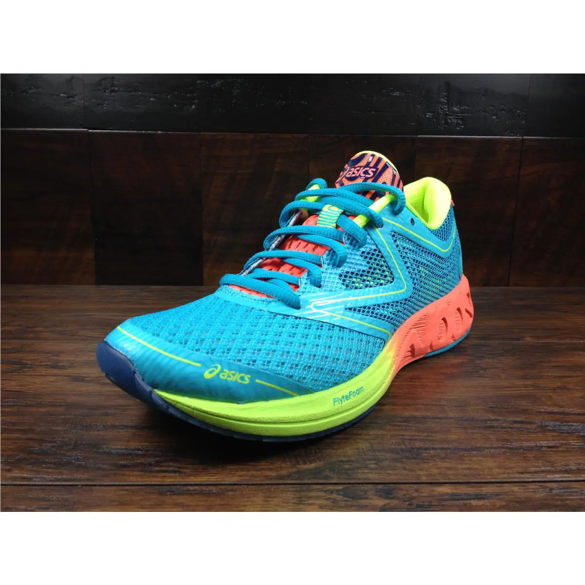 Asics shoes - ASICS Noosa - Noosa - T772N-3906 - Aquarium/Flash Coral/Safety Yellow 0