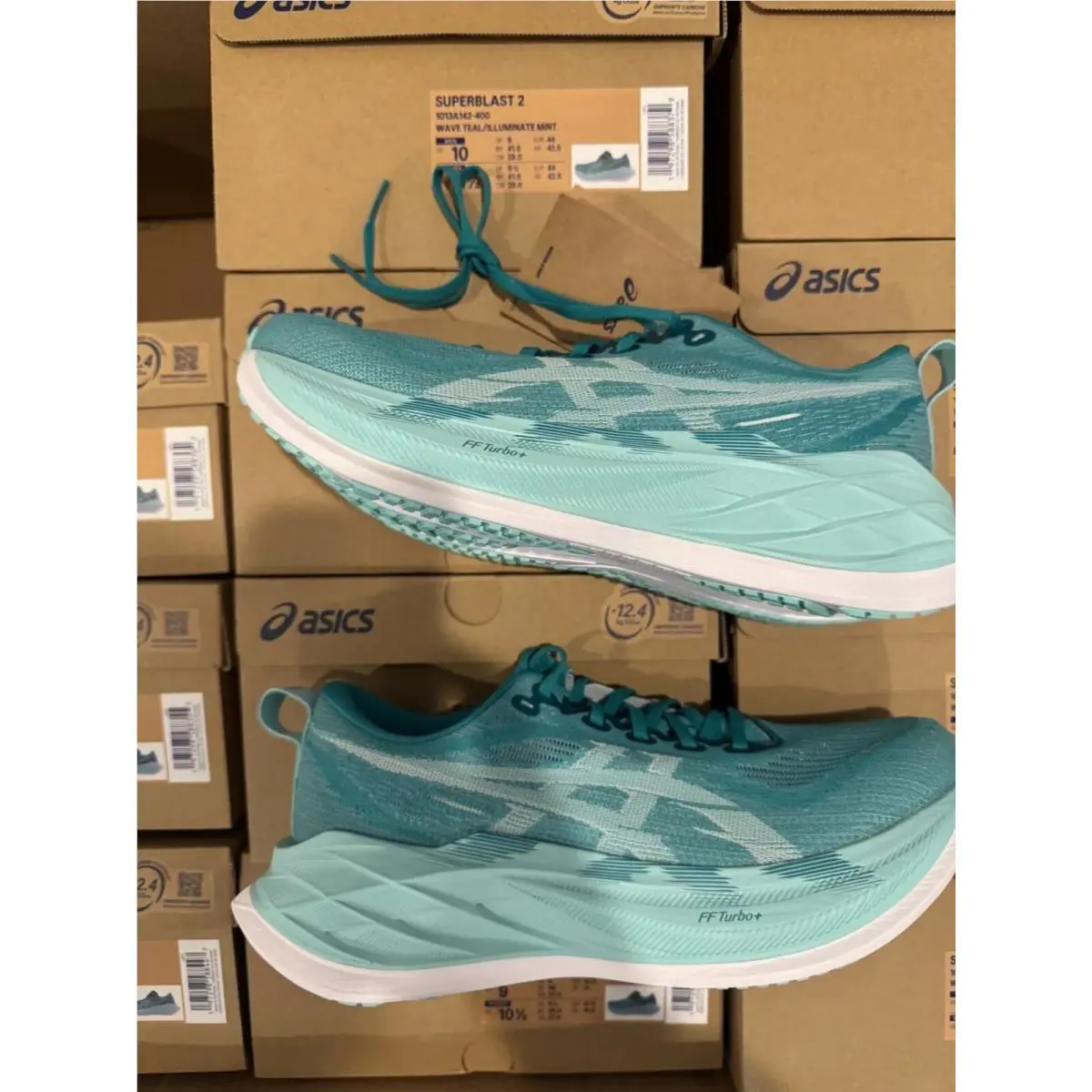 Asics shoes - ASICS Superblast 2 - Superblast - 1013A142-500 - Wave Teal/Mint 0
