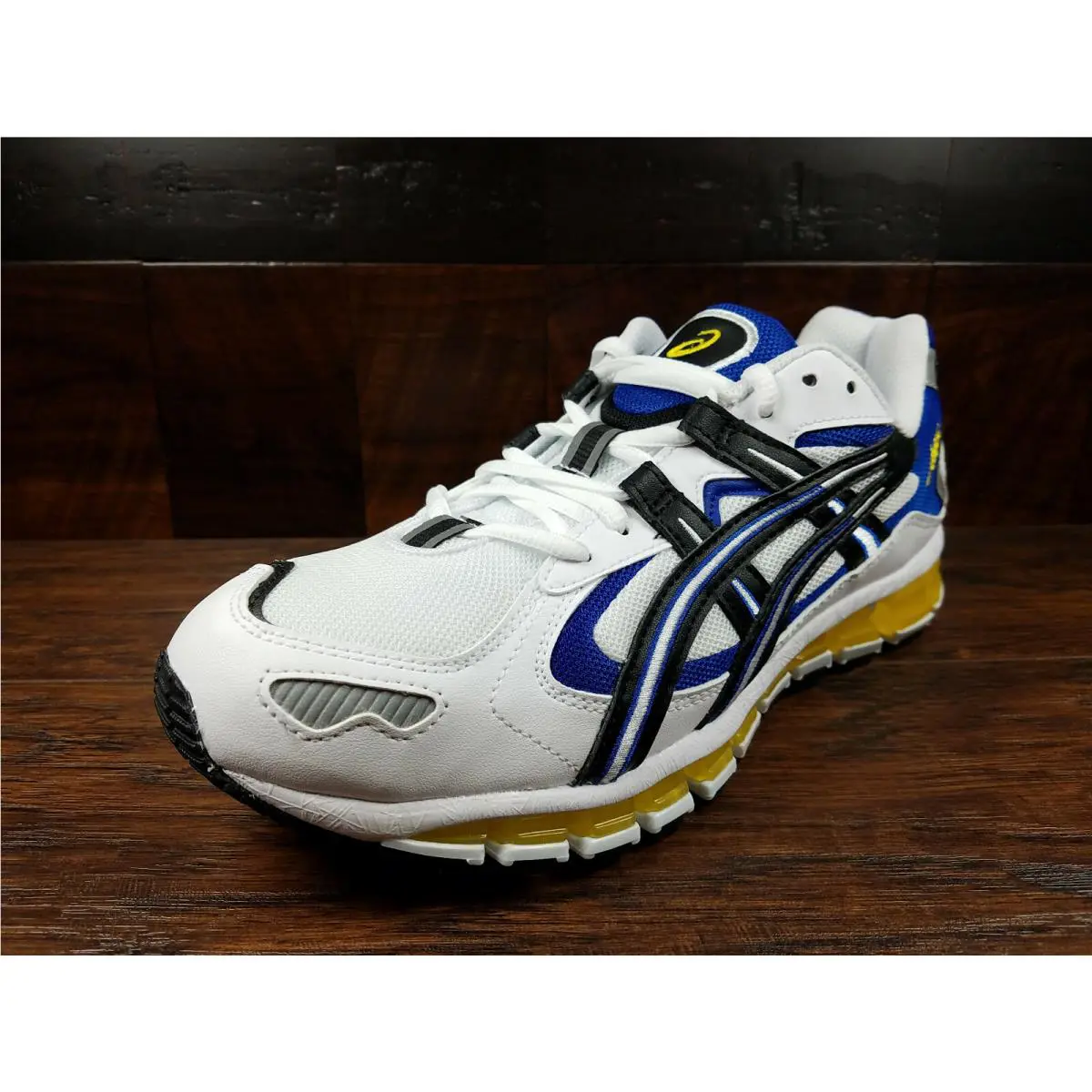 Asics shoes - ASICS Gel Kayano 5 - Gel Kayano - 1021A159-100 - White / Black / Blue / Yellow 0
