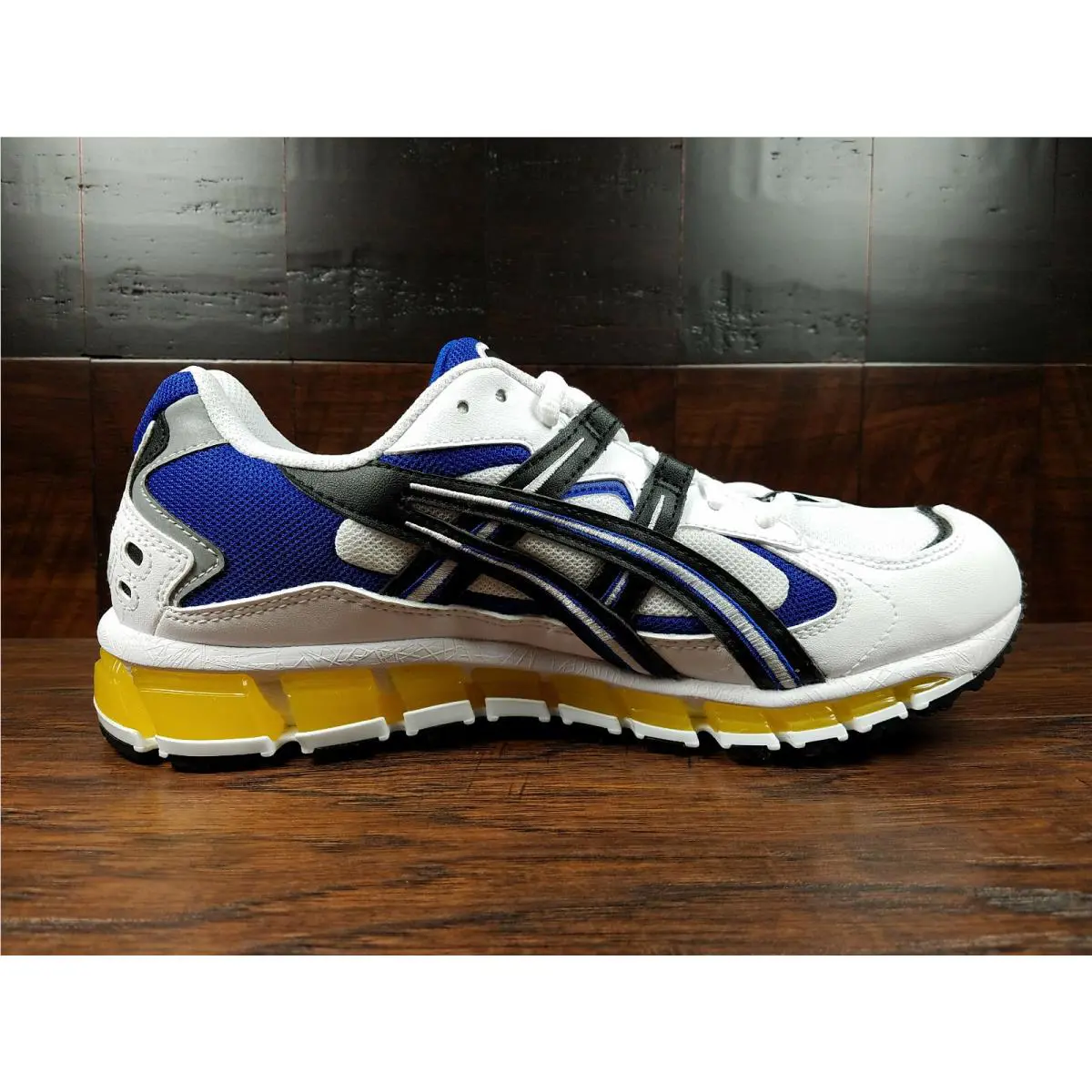 Asics shoes - ASICS Gel Kayano 5 - Gel Kayano - 1021A159-100 - White / Black / Blue / Yellow 1