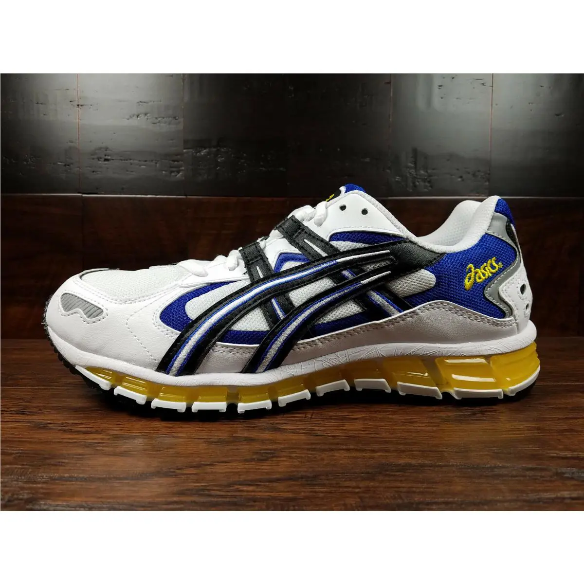Asics shoes - ASICS Gel Kayano 5 - Gel Kayano - 1021A159-100 - White / Black / Blue / Yellow 4