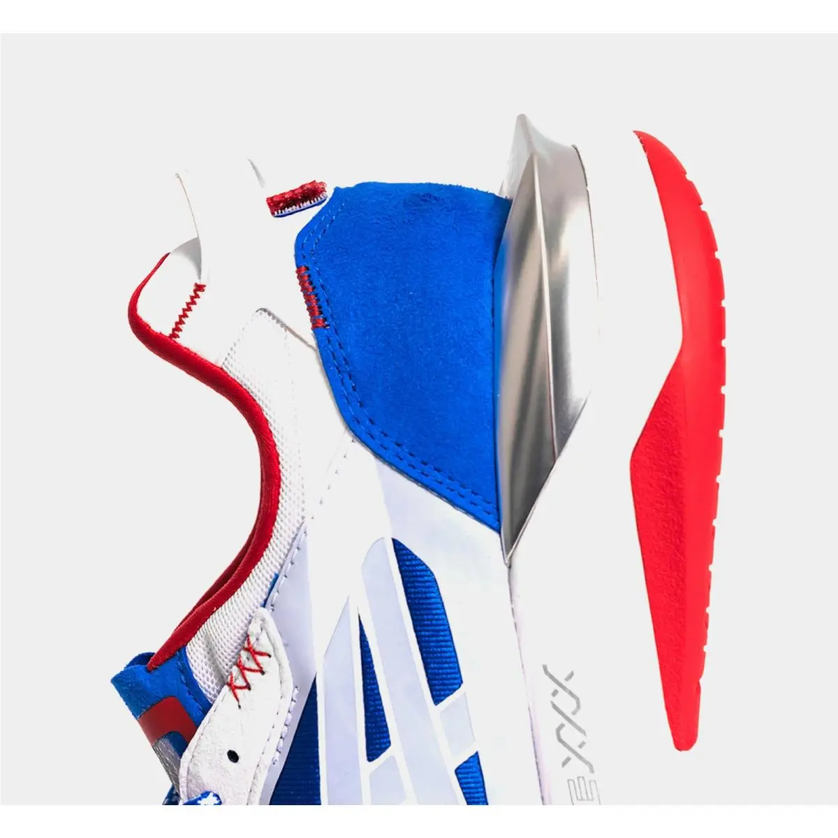 Asics shoes - Illusion Blue, Red, White 12