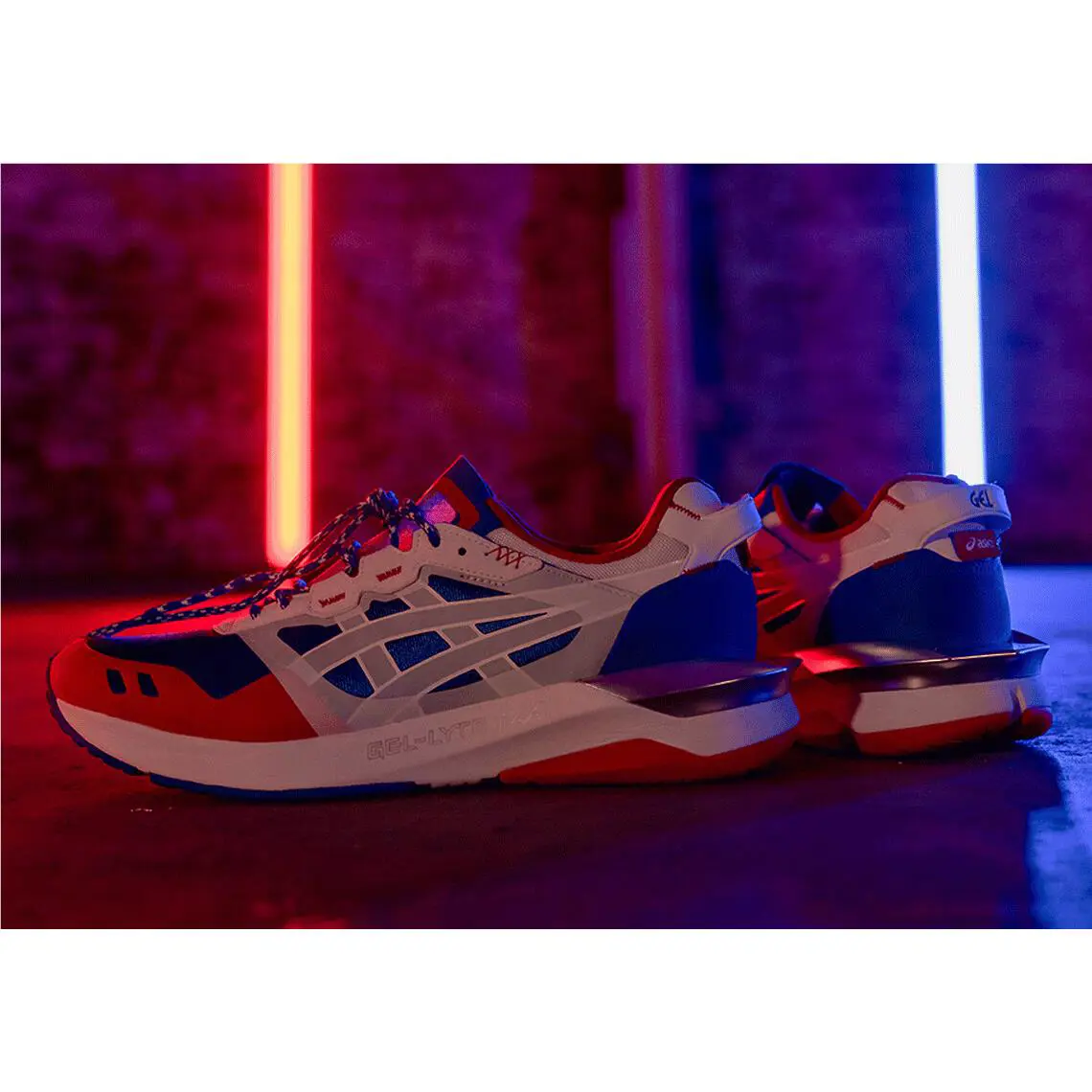 Asics shoes - Illusion Blue, Red, White 0