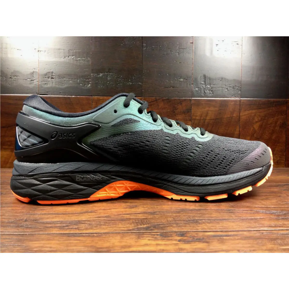 Asics shoes - ASICS GEL-Kayano 24 - T7A3N-1690 - Phantom / Black / Orange / Reflective, Manufacturer: Phantom Black / Orange 1