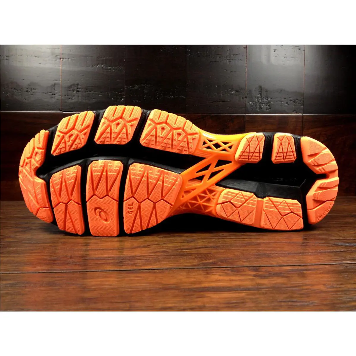 Asics shoes - ASICS GEL-Kayano 24 - T7A3N-1690 - Phantom / Black / Orange / Reflective, Manufacturer: Phantom Black / Orange 3