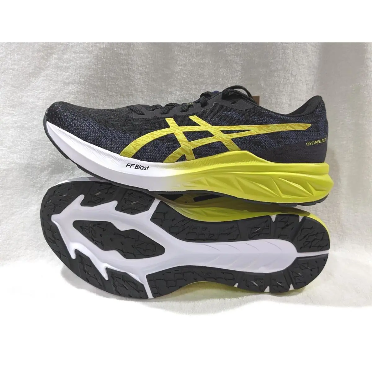 Asics shoes - ASICS Dynablast 3 - Dynablast - 1011B460-005 - Black/Lime Zest 8