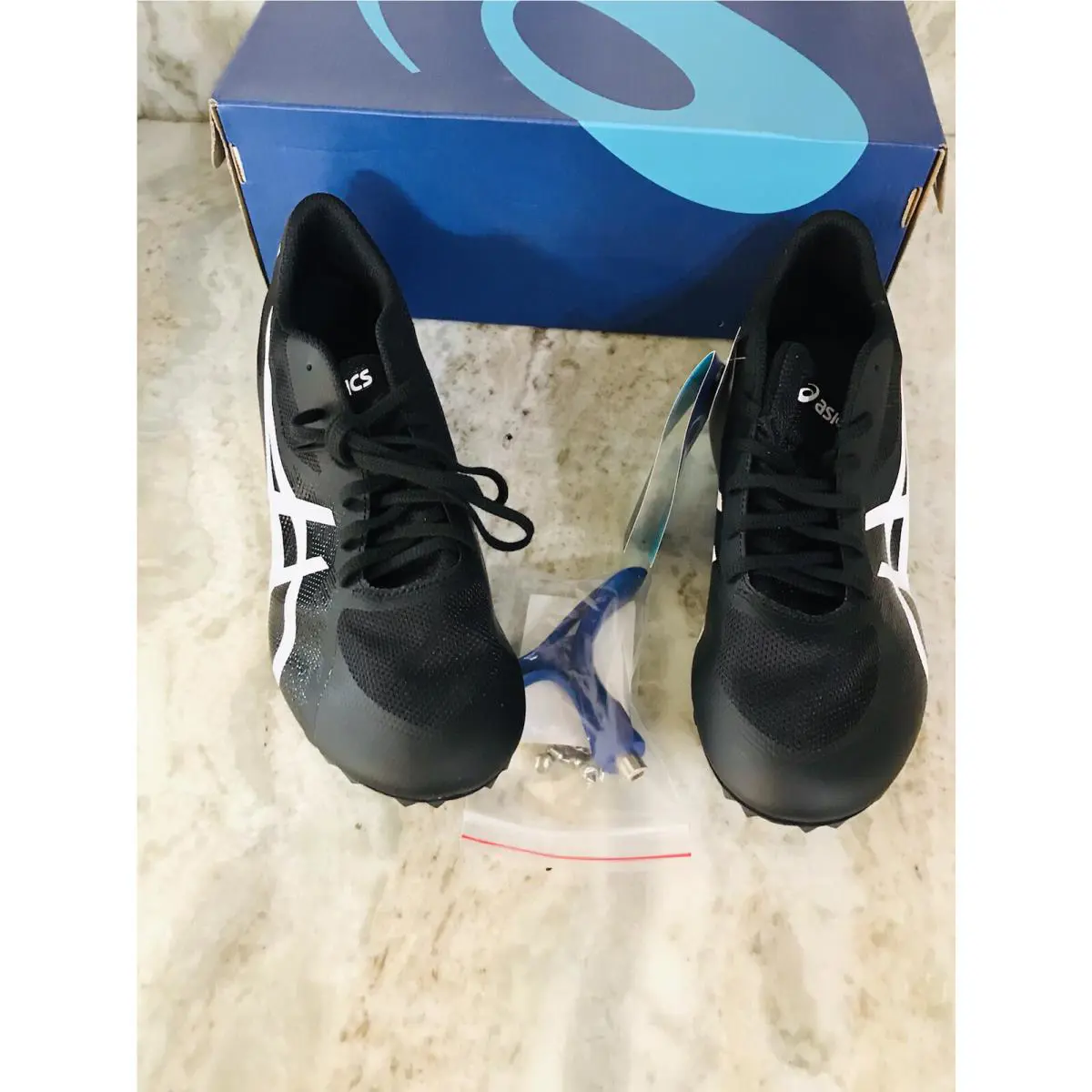Asics shoes - ASICS Hyper MD  7 - Hyper - Hyper MD - Black/White (UPC: 0191497832912) 0