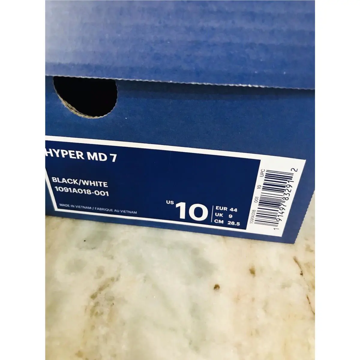 Asics shoes - ASICS Hyper MD  7 - Hyper - Hyper MD - Black/White (UPC: 0191497832912) 1