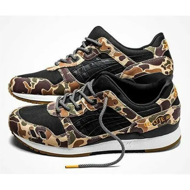 Asics Gel-lyte Iii Atmos Duck Camo H61KK-8890 Men Size US 5.5