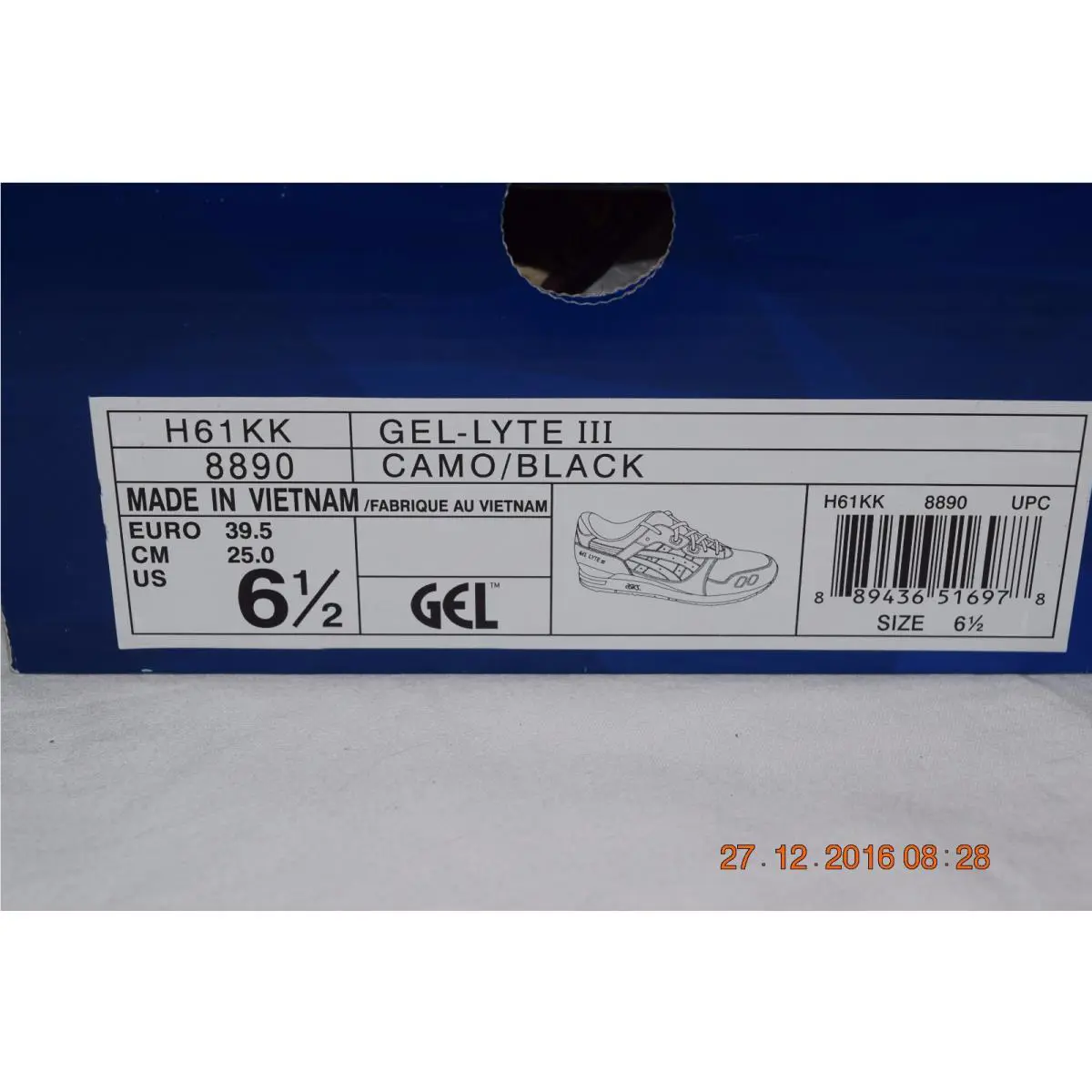 Asics shoes - ASICS GEL-Lyte III - III - H61KK-8890 - Multicolor 2