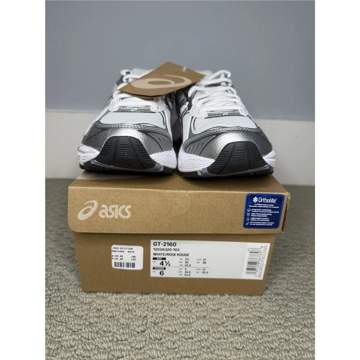 Asics shoes - ASICS GT-2160 - 1203A320-103 - White 2