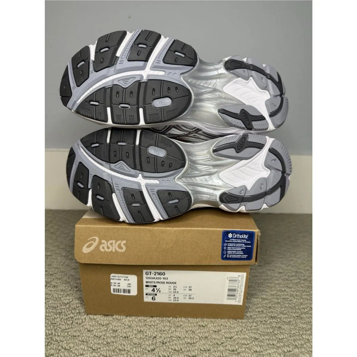 Asics shoes - ASICS GT-2160 - 1203A320-103 - White 4
