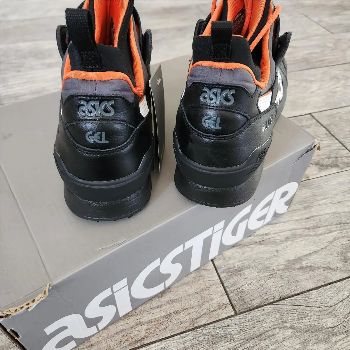 Asics shoes - ASICS GEL-LYTE MT - 1191A143-001 - Black / White / Orange 4