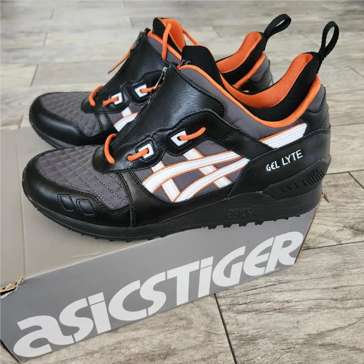 Asics shoes - ASICS GEL-LYTE MT - 1191A143-001 - Black / White / Orange 3