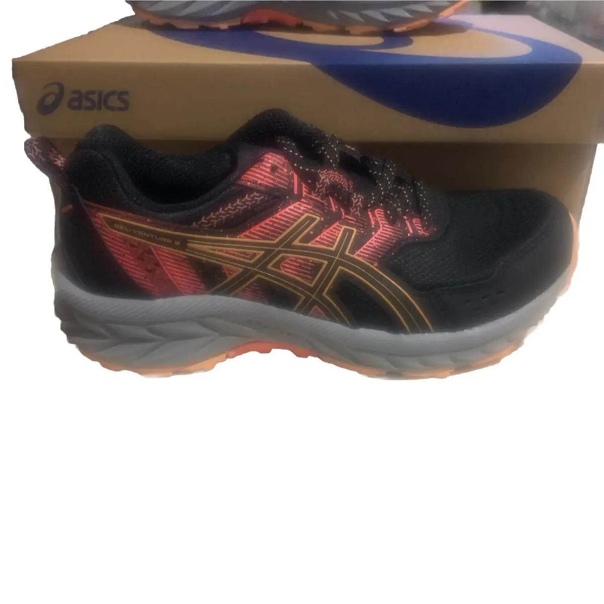 Asics shoes - ASICS Gel Venture 9 - Gel Venture - 1012B313-004 - Black, Manufacturer: Black/Summer Dune 1