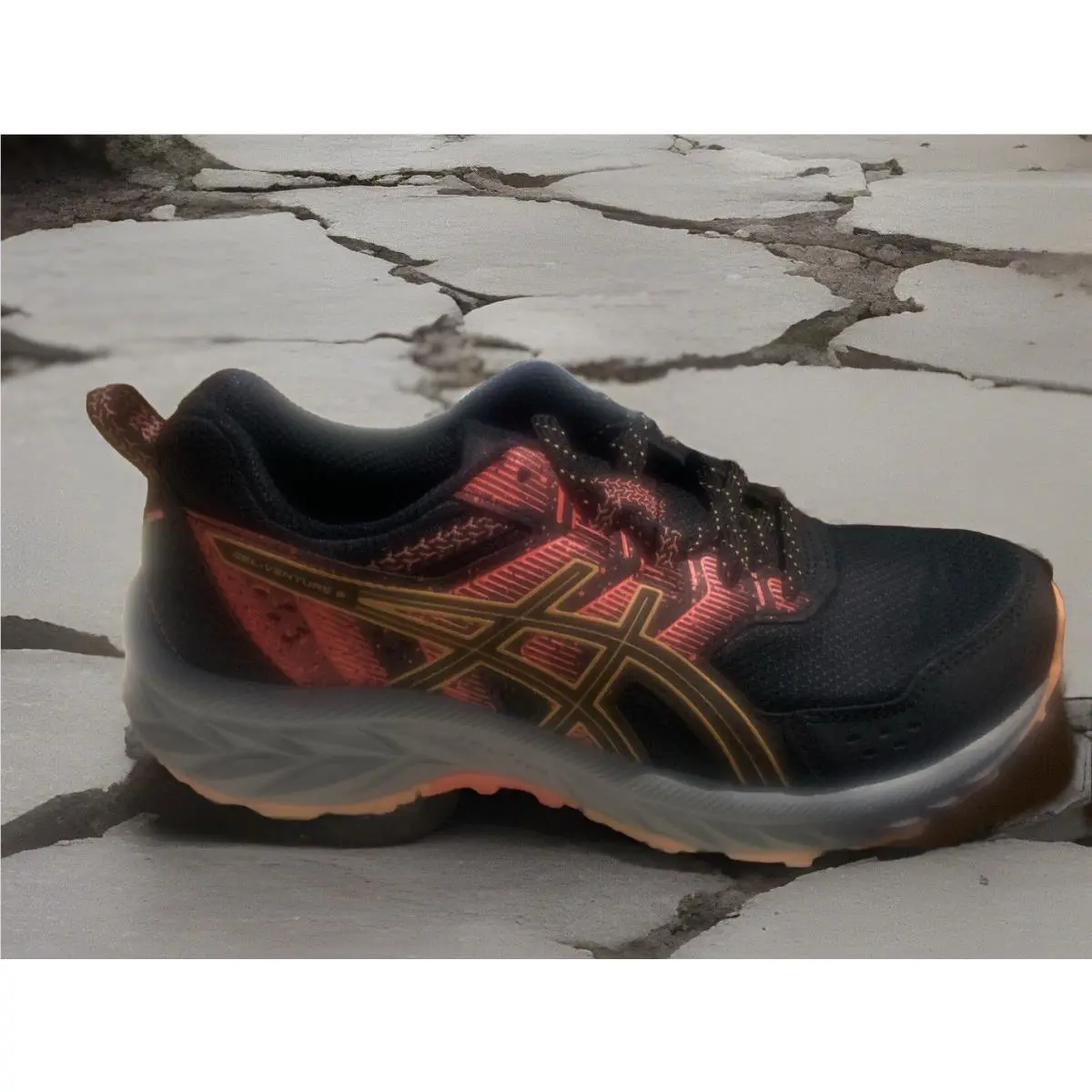Asics shoes - ASICS Gel Venture 9 - Gel Venture - 1012B313-004 - Black, Manufacturer: Black/Summer Dune 0
