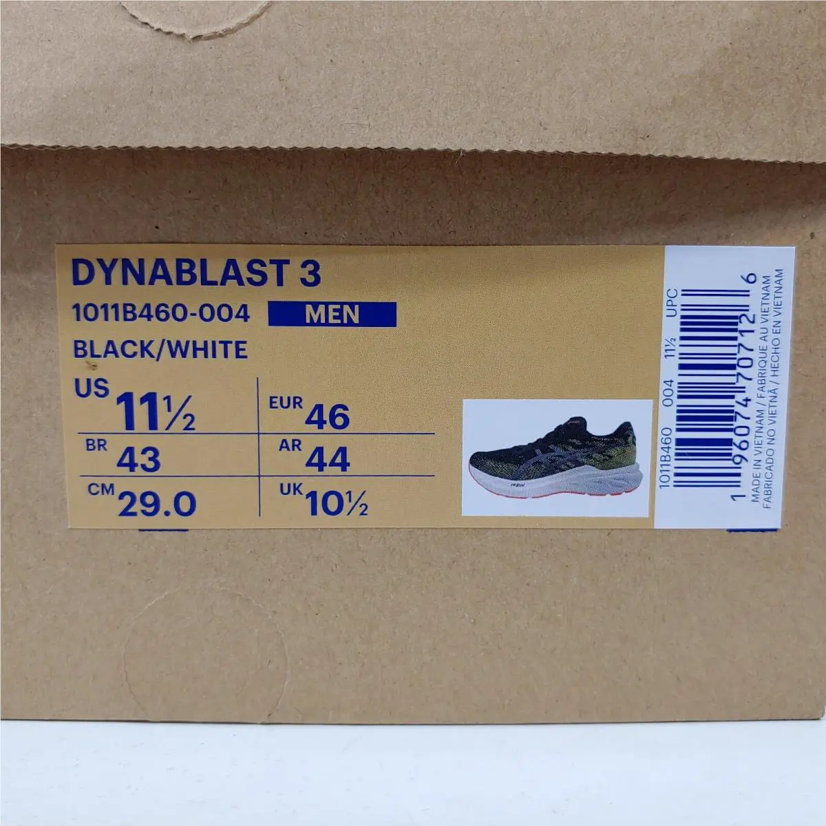 Asics shoes - ASICS Dynablast - Dynablast - 1011B460-004 - Black (UPC: 196074707126) 9