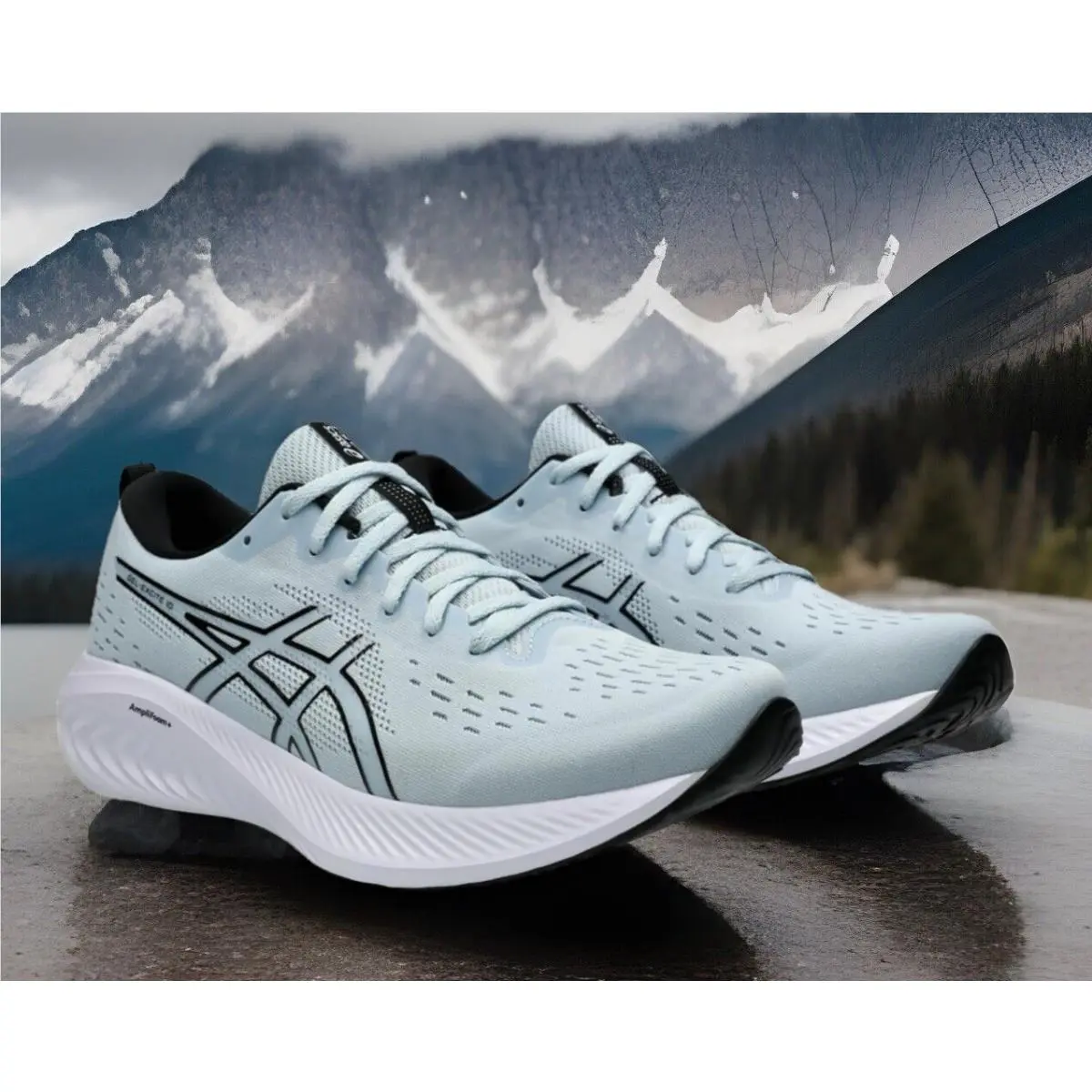 Asics Gel Excite 10 Cool Grey Long Distance Running Shoes Mens 11.5