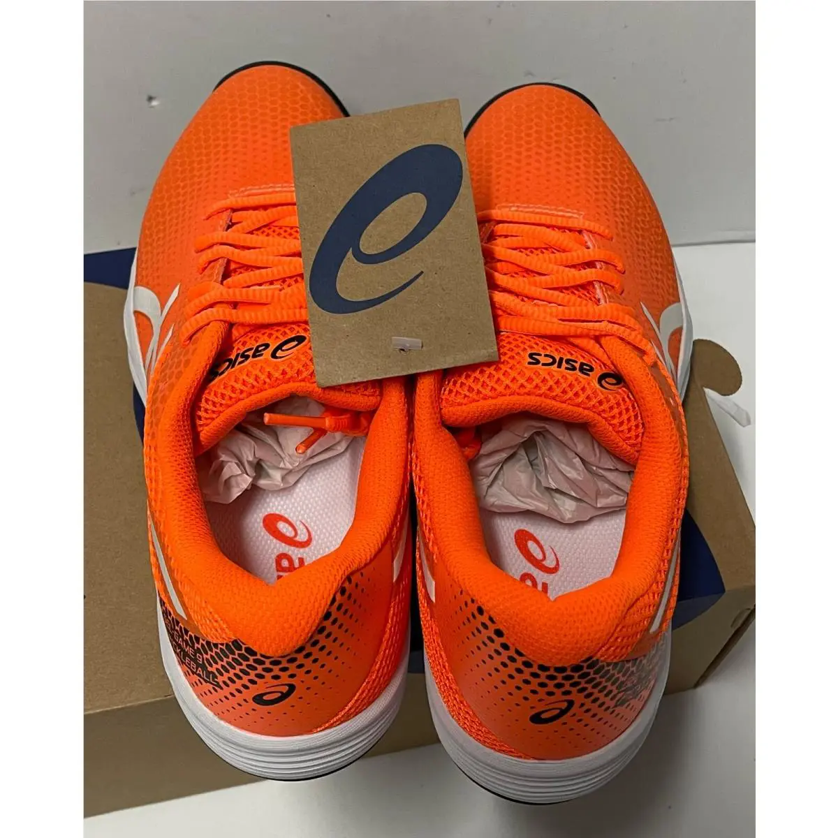 Asics shoes - ASICS GEL-Game 9 - 1041A416-800 - SHOCKING ORANGE (UPC: 197298007511) 6