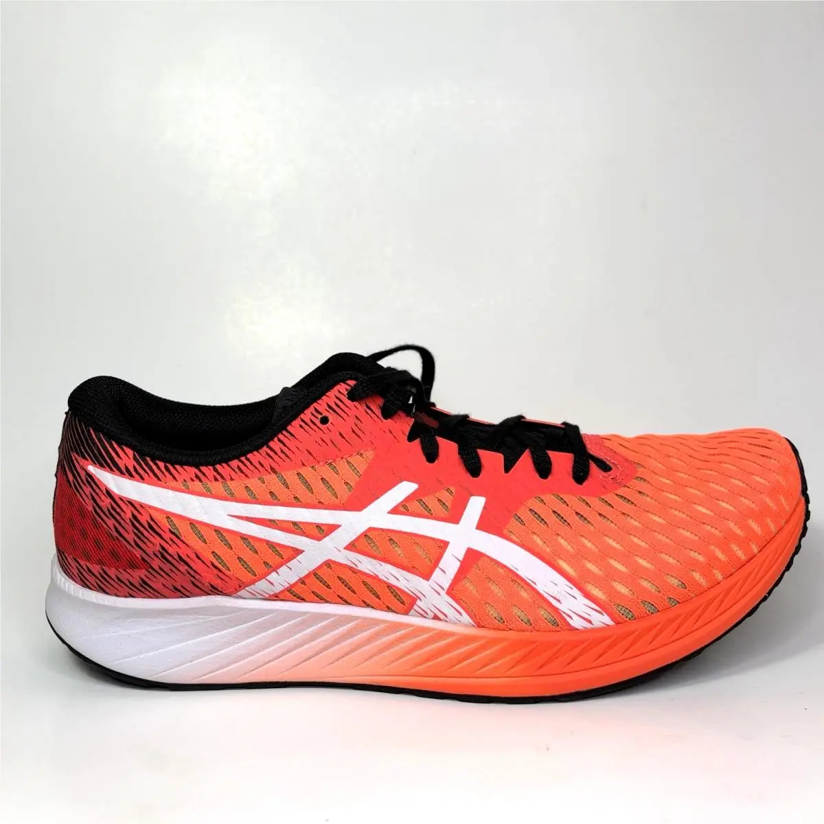 Asics Hyper Speed Women`s Size 9 Sunrise Red/white Lightweight Running Sneakers