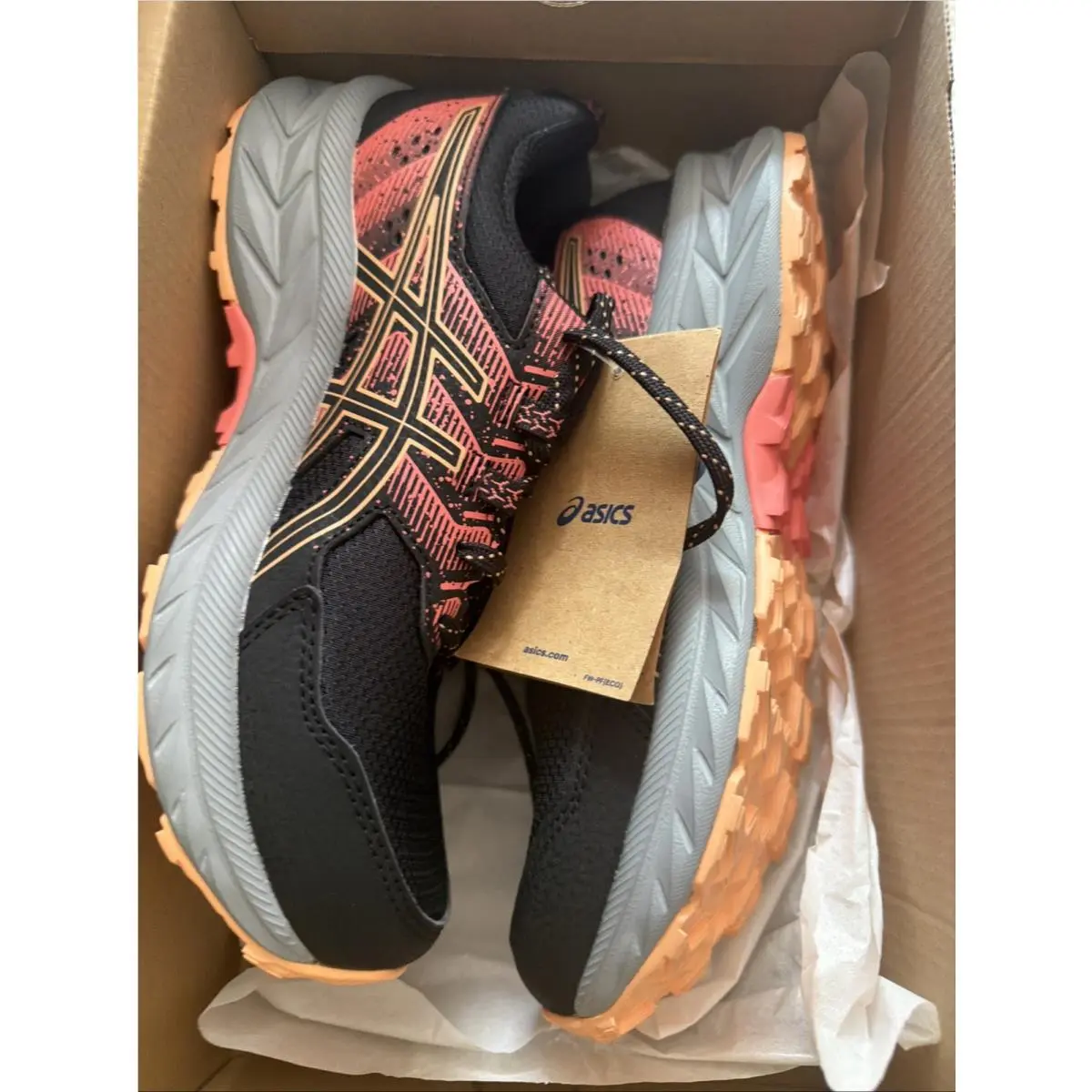 Asics Gel-venture 9 Indigo Blue/papaya Purple Running Shoes Women`s Sizes 6.5 W