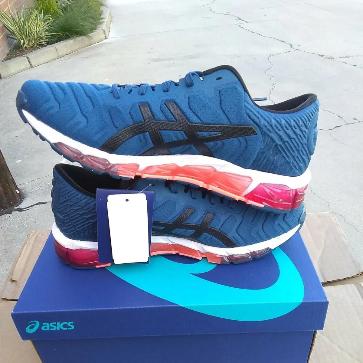 Asics shoes - ASICS Gel Quantum 360 - Gel Quantum - 1022A104-400 - Blue, Manufacturer: mako blue/black (UPC: 0191497995792) 2