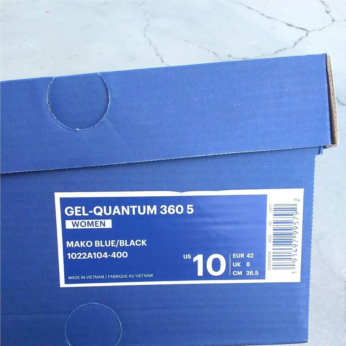 Asics shoes - ASICS Gel Quantum 360 - Gel Quantum - 1022A104-400 - Blue, Manufacturer: mako blue/black (UPC: 0191497995792) 3
