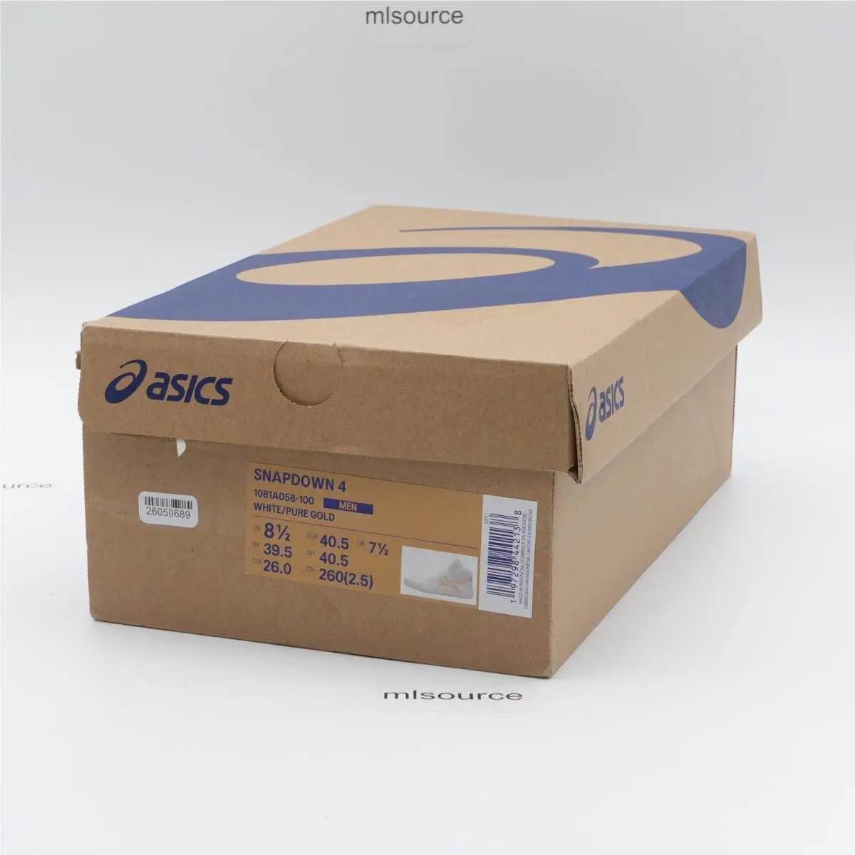Asics shoes - ASICS Snapdown 4 - Snapdown - 1081A058-100 - White, Manufacturer: White/Pure Gold (UPC: 197298442138) 6