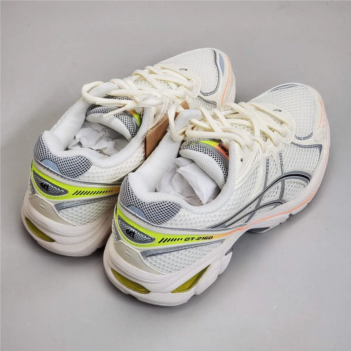 Asics shoes - 1203A570750 - 1203A570-750 - Cream/Safety Yellow (UPC: 197298369503) 2