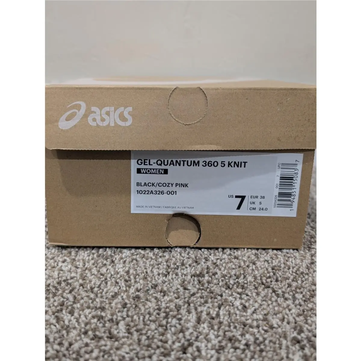Asics shoes - Asics	Gel-Quantum 360 5 - 1022A326-001 - Black 7