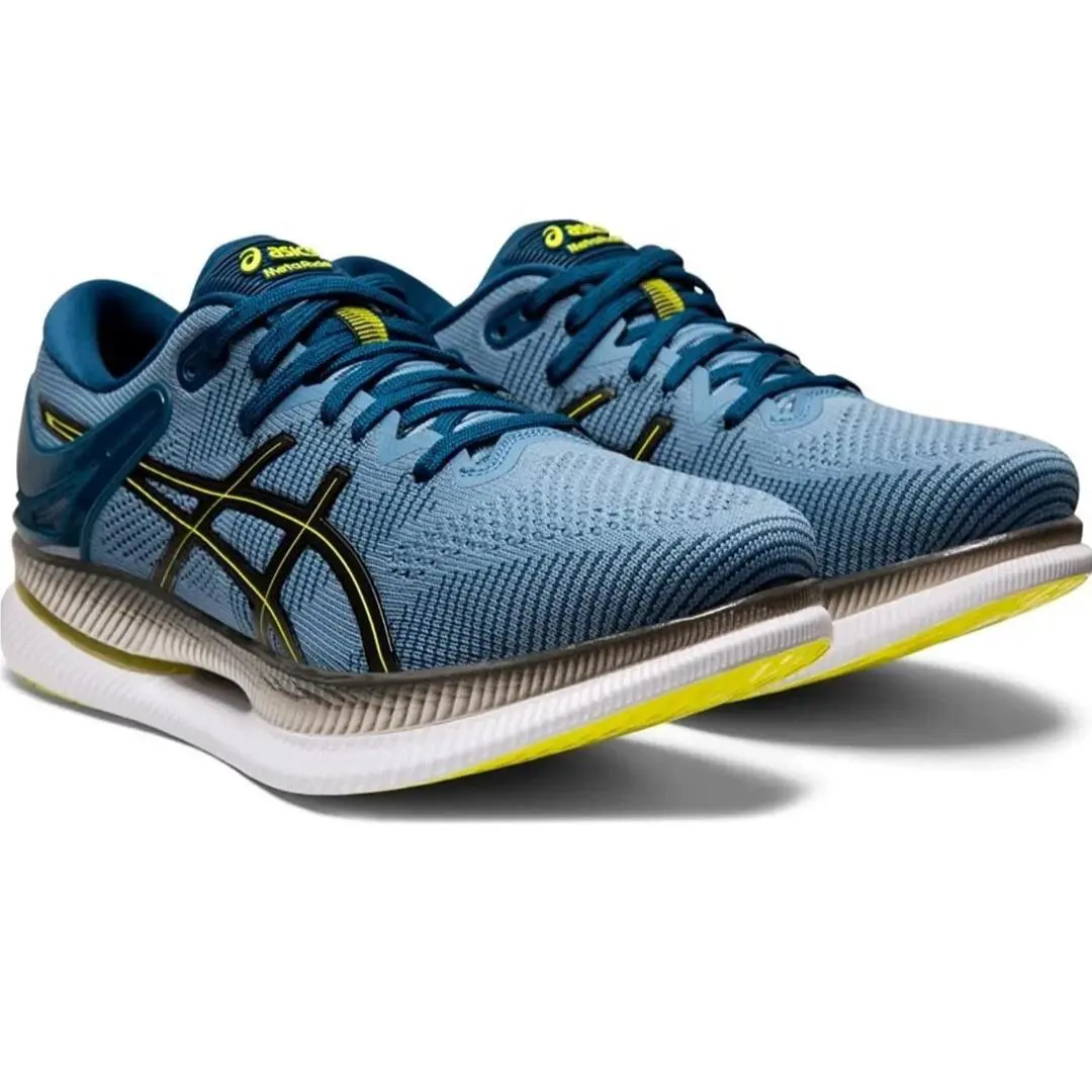 Asics Metaride Men`s Running Shoes Grey Floss/black Size 8 - Grey Floss/Black