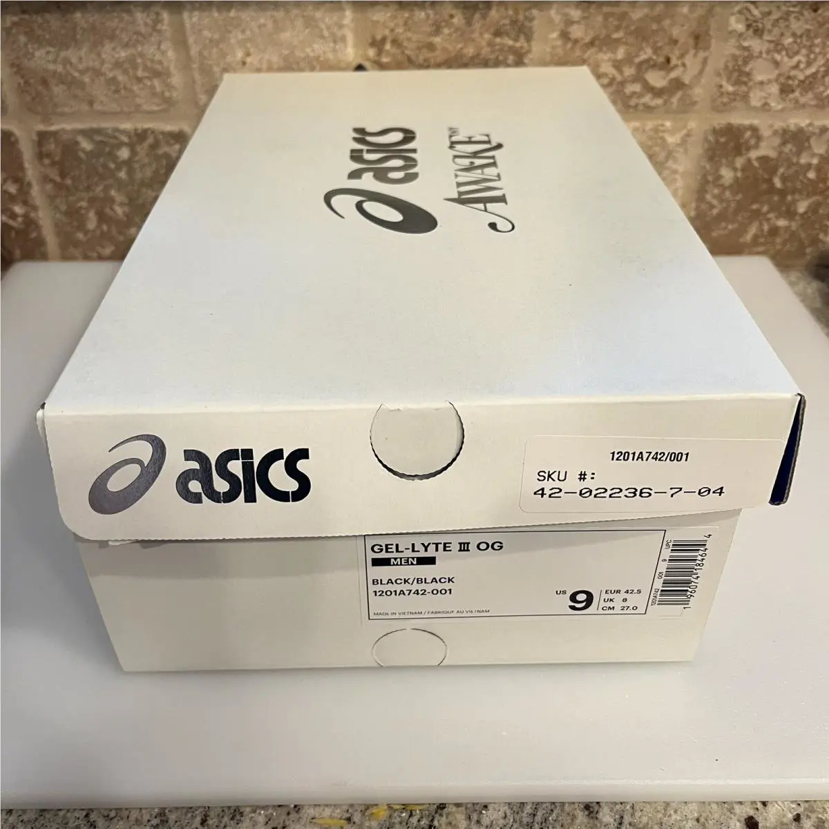 Asics shoes - ASICS GEL-Lyte 3 - 1201A742-001 - Black (UPC: 0196074184644) 11