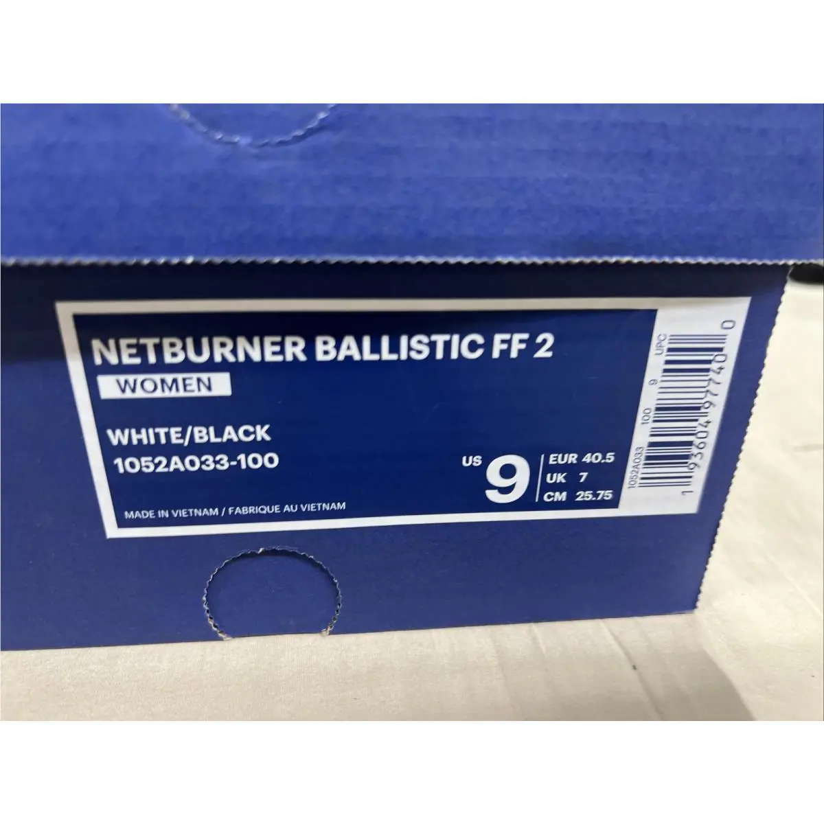 Asics shoes - ASICS Netburner Ballistic FF 2 - 1052A033-100 - White (UPC: 193604977400) 2