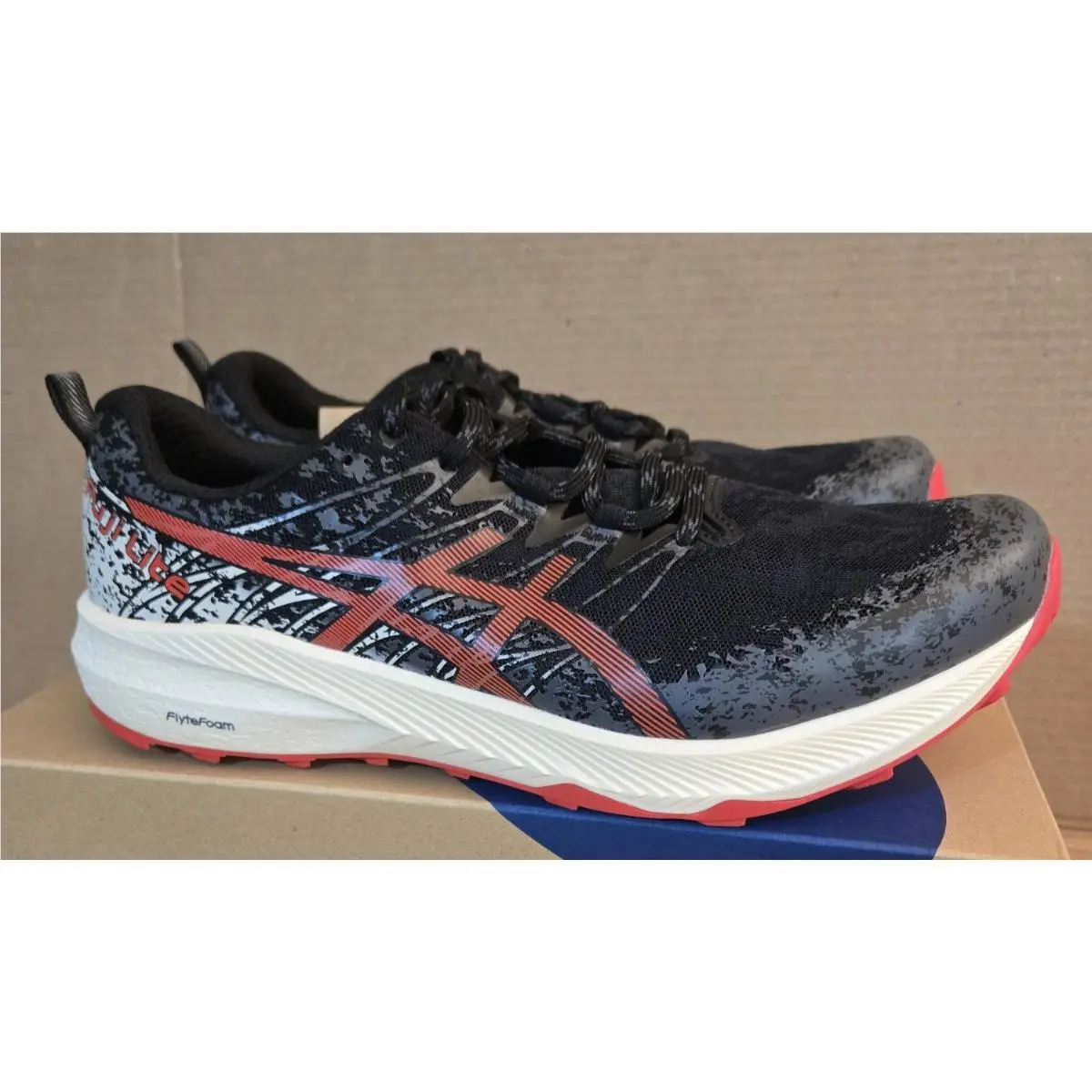 Asics shoes - ASICS Fuji Lite 2 - Fuji Lite - 1011B209-001 - Black/Electric Red (UPC: 194851796141) 1