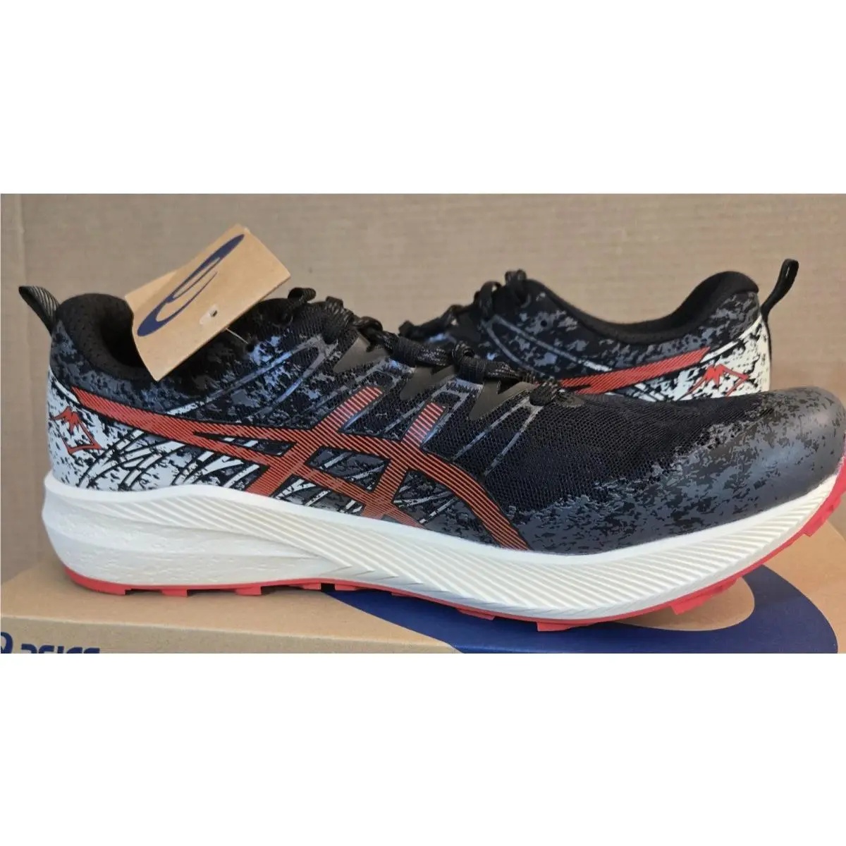 Asics shoes - ASICS Fuji Lite 2 - Fuji Lite - 1011B209-001 - Black/Electric Red (UPC: 194851796141) 6