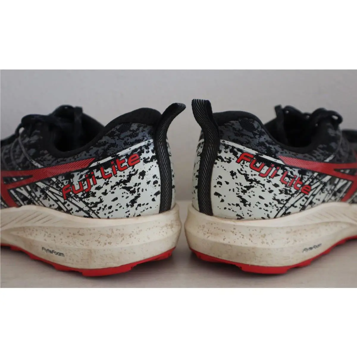 Asics shoes - ASICS Fuji Lite 2 - Fuji Lite - 1011B209-001 - Black/Electric Red 7