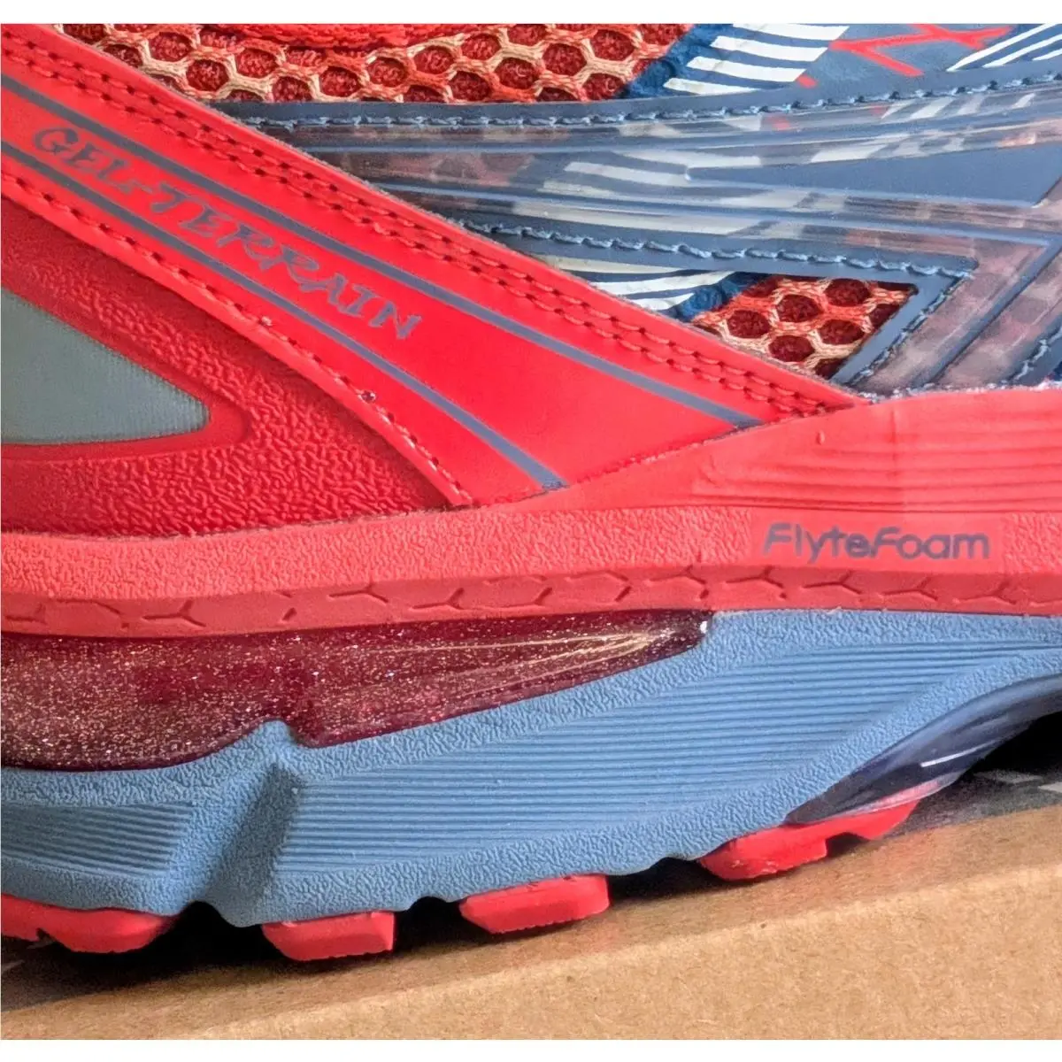 Asics shoes - ASICS GEL TERRAIN US4-S - GEL TERRAIN - 1203A394600 - Red 6