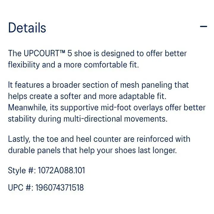 Asics shoes - ASICS Upcourt 5 1072A088.101 - Upcourt - 1072A088-101 - White (UPC: 196074371518) 20
