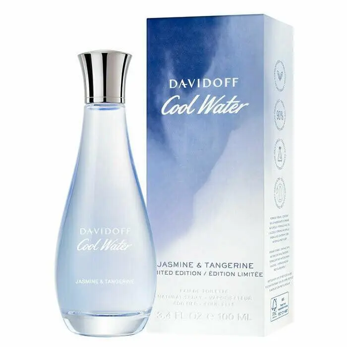 Cool Water Jasmine Tangerine by Davidoff 3.3 Fl oz Edt Spray For Women