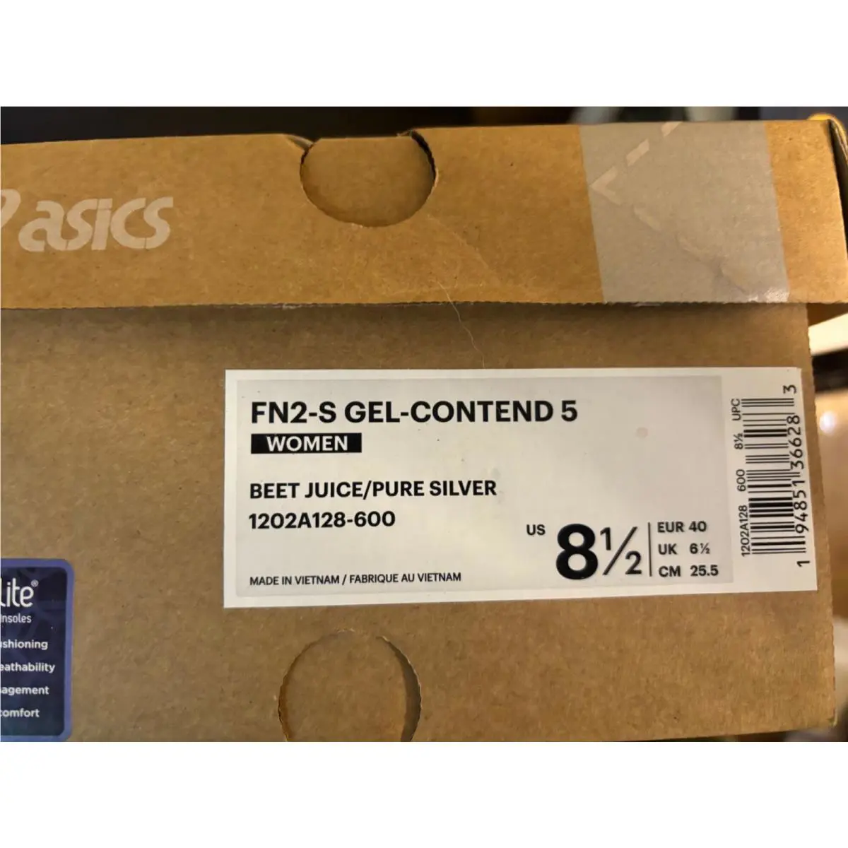 Asics shoes - ASICS Gel Contend - Gel Contend - 1202A128-600 - Beet Juice _ Pure Silver 1