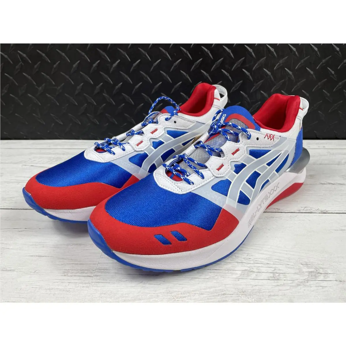 Asics shoes - GEL Lyte XXX - GEL Lyte XXX - 1201A209-400 - Red, White, and Blue (UPC: 0194851262813) 3